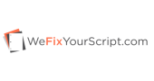 We Fix Your Script Promo Code